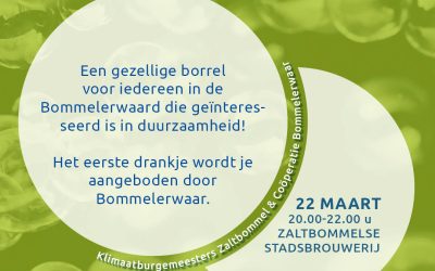 Groene Bubbel(s) Borrel