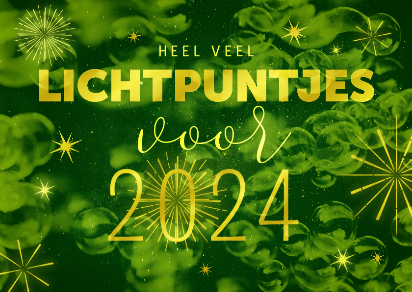 Op naar een groen 2024!